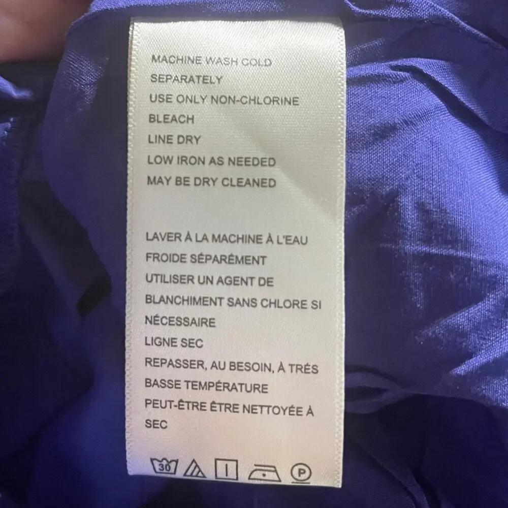 Free People Royal Blue Mini Slip Dress RARE